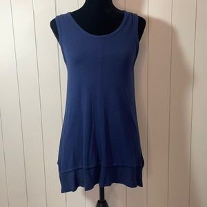 Coin 1805 Sleeveless Blue Ladies Tank Top